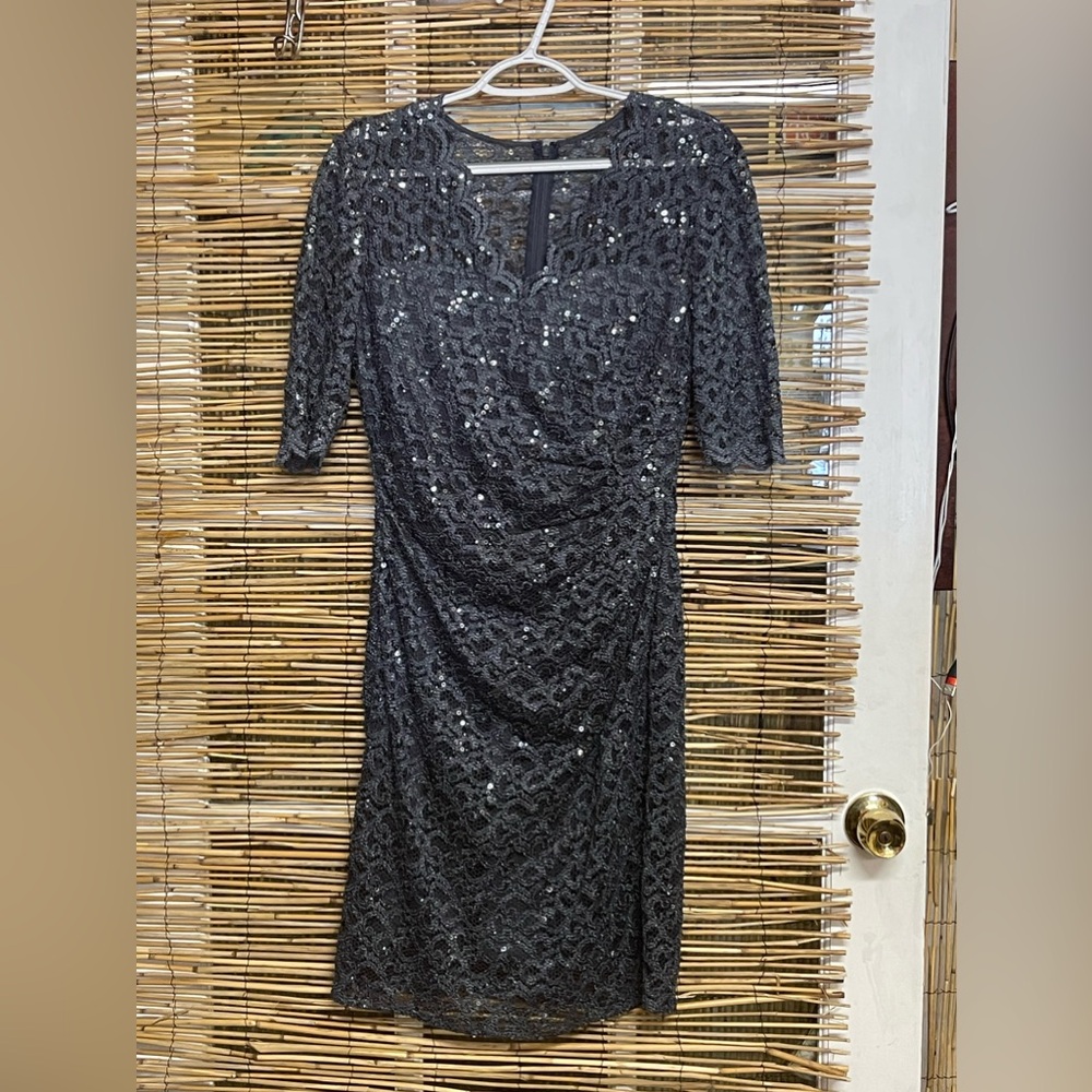 Night Way Collections Sequin Knee Long Dress